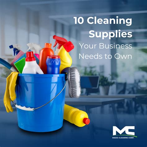 10 Cleaning Supplies Your Business Needs To Own