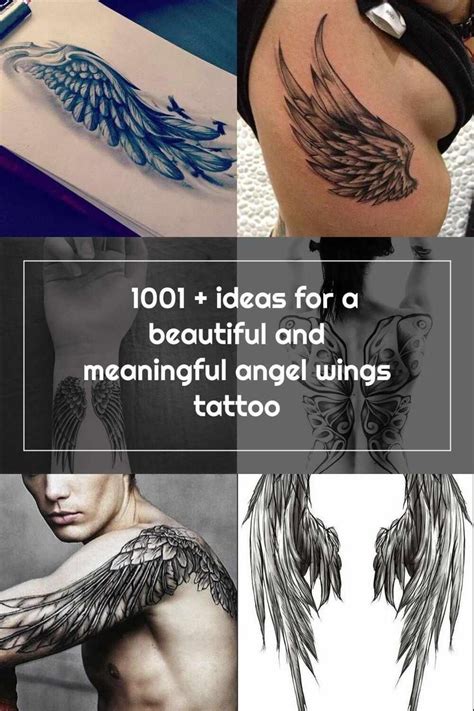 1001 Ideas For A Beautiful And Meaningful Angel Wings Tattoo