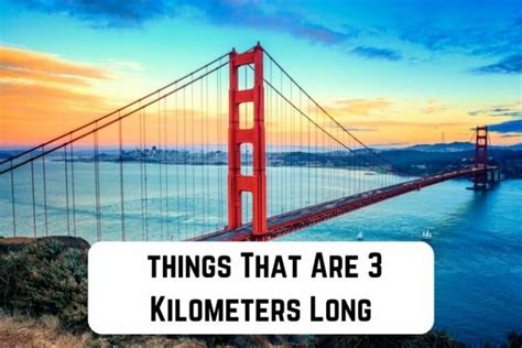 14 Things That Are About 3 Kilometers Long Pics Measuringly