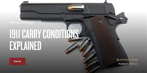 1911 Carry Conditions Explained The Armory Life 1911 Carry Conditions Explained The Armory Life