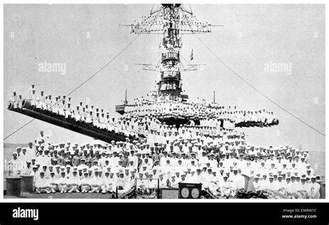 1918 Us Navy Naval Sailors Uss Texas New York Class Dreadnought 1918 Us Navy Naval Sailors Uss Texas New York Class Dreadnought