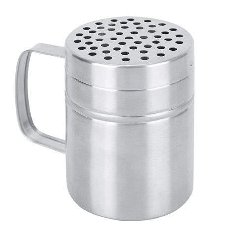 2 Pcs Sugar Dispenser Icing Sugar Dredger Seasoning Shaker Bottle Salt