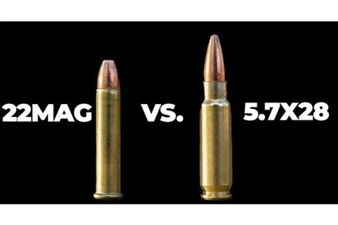 22 Mag Vs 5 7 Ammunition Comparison Ammunition Depot