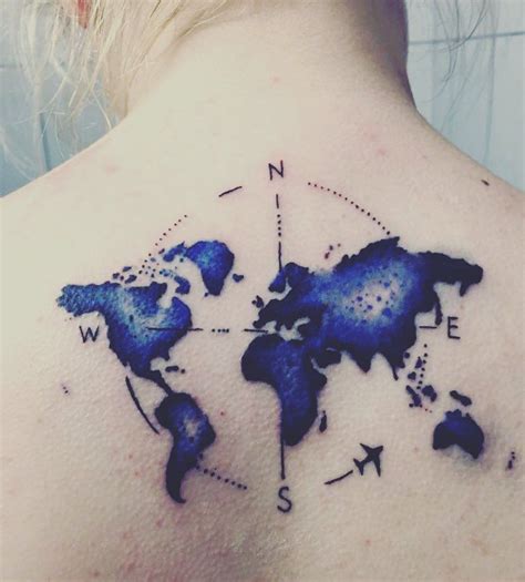 230 Cool World Map Tattoos Designs 2019 Geography Continent 230 Cool World Map Tattoos Designs 2019 Geography Continent