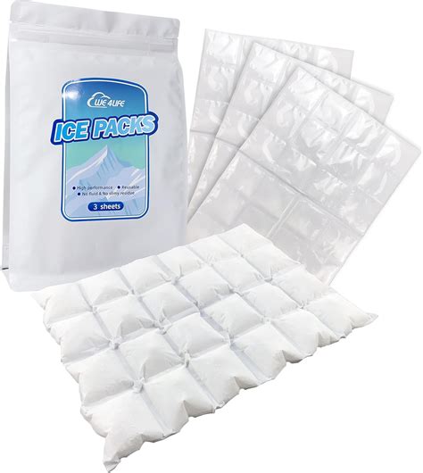3 Large Reusable Ice Pack Sheets For Coolers Flexible Ice Sheets Cooler Ice Blankets Lunch Bag Freezer Packs Ogsa10094 The Home Depot