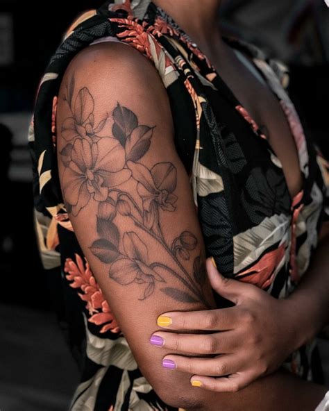 33 Beautiful Tattoo Ideas For People With Darker Skin Black Skin Brown