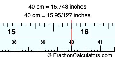 Convert 40 cm to Inches: Easy Conversion Guide for Accurate Measurements