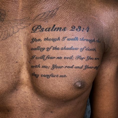 40 Psalm 23 Tattoo Designs For Men 40 Psalm 23 Tattoo Designs For Men