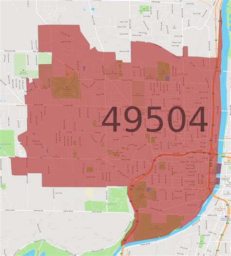 49504 Zip Code Area Map Amp Details