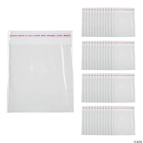 5 Amp Quot X 5 Amp Quot Bulk 144 Pc Clear Plastic Cookie Bags Oriental Trading