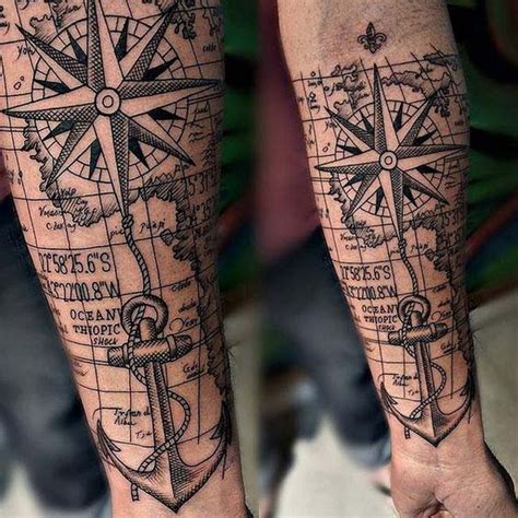 55 Amazing Nautical Star Tattoos With Meanings For Men And Women