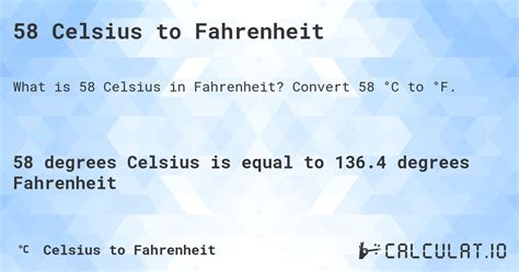 Convert 58 Fahrenheit to Celsius Effortlessly Explained