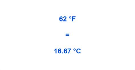 Convert 62 Fahrenheit to Celsius Instantly!