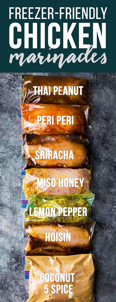 7 Chicken Breast Marinades Freezer Tips Sweet Peas Amp Saffron