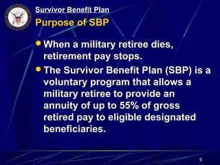 7 Ways To Handle The Survivor Benefit Plan Sbp What Every Military Retiree Must Know Before Paying For It