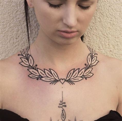 9 Tattoos That Look Like Jewelry To Look Eternally Put Together Chest