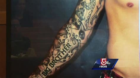 Aaron Hernandez Tattoos Prosecutors Argue Aaron Hernandez Amp 39 S Chilling
