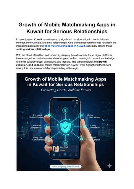 Affordable Mobile Dating Trends in Kuwait