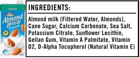 Almond Milk Without Added Ingredients At Maurice Delgado Blog