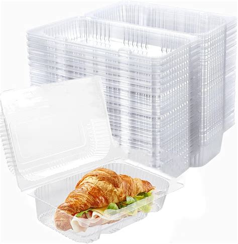 Amazon Com Maomoto 100 Pack Clear Hinged Food Container To Go Containers With Clear Lids Cake Slice Containers Clamshell Takeout Tray For Sandwiches Dessert Cakes Cookies Salads Industrial Scientific Amazon Com Maomoto 100 Pack Clear Hinged Food Container To Go Containers With Clear Lids Cake Slice Containers Clamshell Takeout Tray For Sandwiches Dessert Cakes Cookies Salads Industrial Scientific