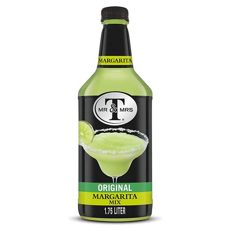 Amazon Com Mr Amp Mrs T Margarita Mix 1 75 L Bottle Pack Of 6 Tangy