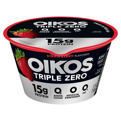 Amazon Com Nonfat Greek Yogurt Blended Triple Zero 5 3 Oz Strawberry Mixed Berry Vanilla 18 Carton By Dannon Grocery Gourmet Food