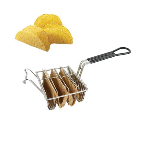 Amazon Com Taco Fryer Basket Stainless Steel Taco Shell Fry Basket Amazon Com Taco Fryer Basket Stainless Steel Taco Shell Fry Basket
