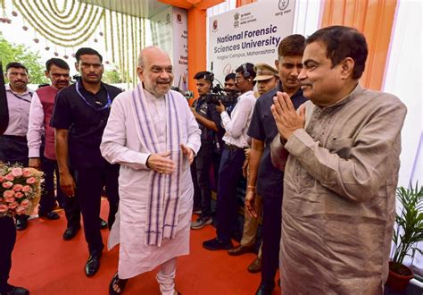 Amit Shah Lays Foundation Stone Of National Forensic Science University