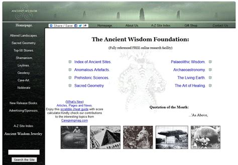 Ancient Wisdom Online Guide To Prehistory