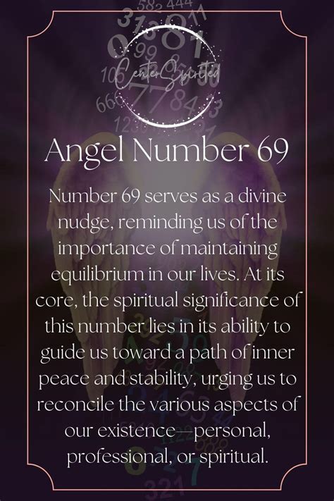Angel Number 69 Spiritual Meaning And Symbolism