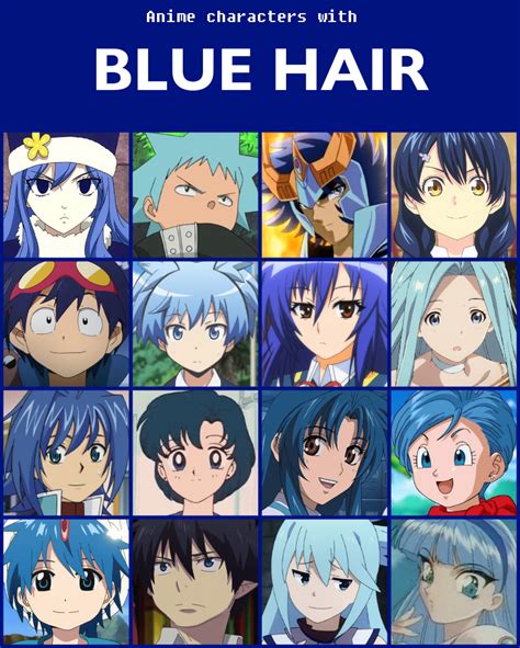 Anime Characters With Blue Hair