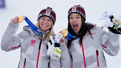 Ariane Raedler And Katharina Huber Win Team Combined At Olympics Ap News