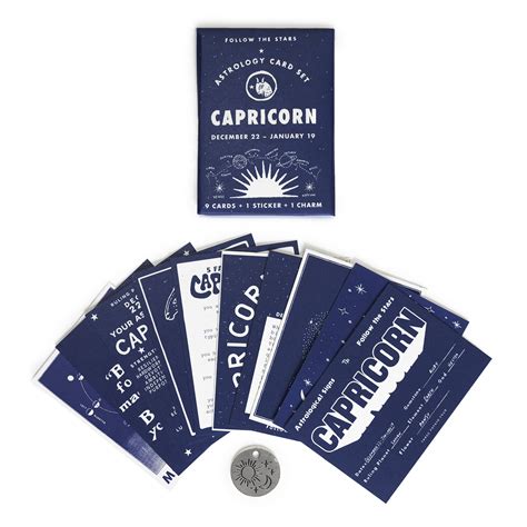 Astrology Card Pack Capricorn Astrology Card Pack Capricorn