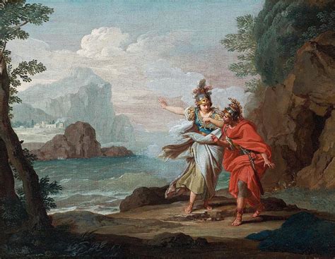 Mythology Art For Classical Artists Athena Mentoring Odysseus Drawing