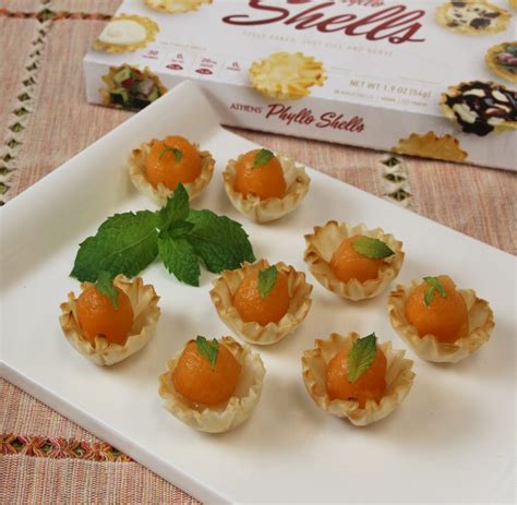Athens Foods Cool Cantaloupe Phyllo Cups Athens Foods