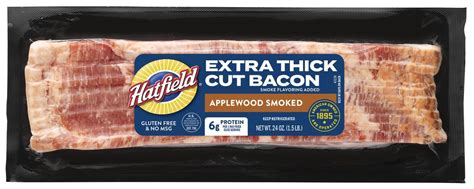 Bacon Smoked Thick Cut Service Case 1 Lb Albertsons