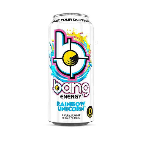 Bang Energy Rainbow Unicorn Sugar Free Energy Drink 16 Fl Oz Pack Of