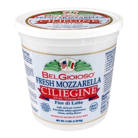 Belgioioso Fresh Mozzarella Cheese Ciliegine Ball 8 Oz Pavilions
