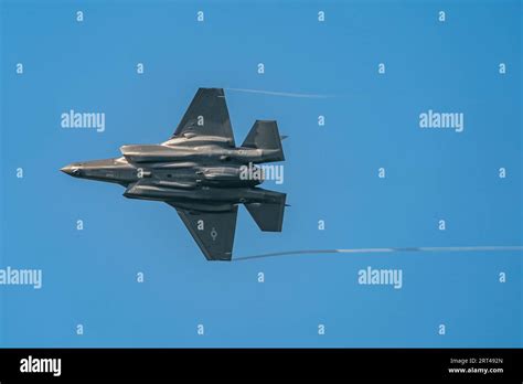 Belgium 9 September 2023 High Speed Pass In The F 35 Lightning Ii