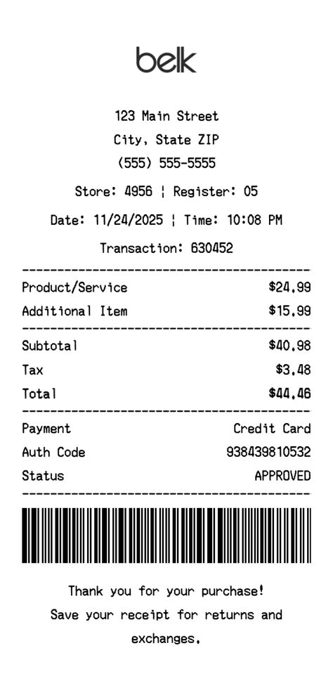 Belk Receipt Look Up Process At John Lurie Blog