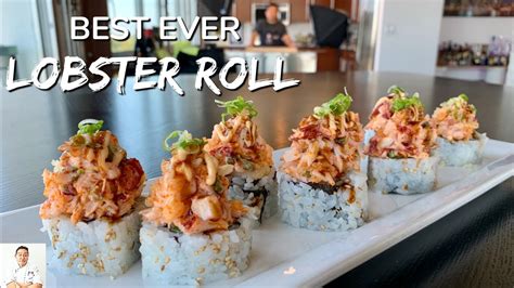 Best Ever Lobster Tower Roll How To Make Sushi Series Graphic Youtube