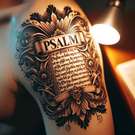 Best Psalm 23 Tattoo Ideas Vondy Best Psalm 23 Tattoo Ideas Vondy