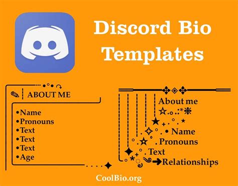 Bio Template Discord