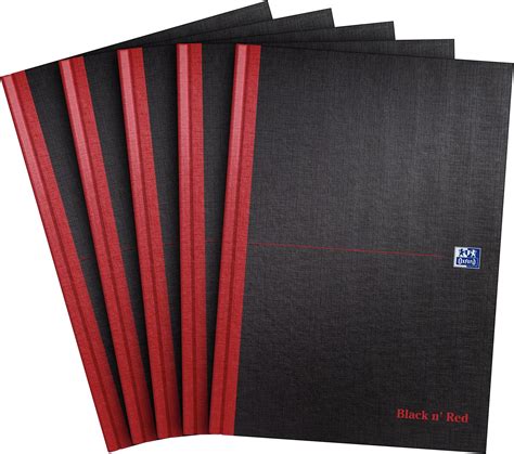 Black N Amp 39 Red Casebound Hardback Notebook 192 Pages A5 Pack Of 5 Black N Amp 39 Red Casebound Hardback Notebook 192 Pages A5 Pack Of 5