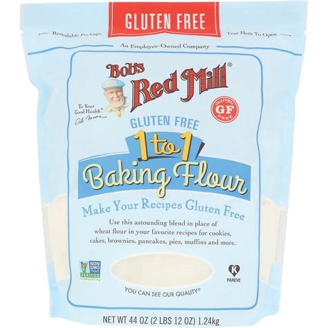 Bob Amp 39 S Red Mill Gluten Free 1 To 1 Baking Flour 44 Oz Bag Walmart Com