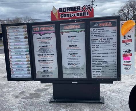Border City Cone N Grill Updated January 2026 29 Border City Rd Border City Cone N Grill Updated January 2026 29 Border City Rd