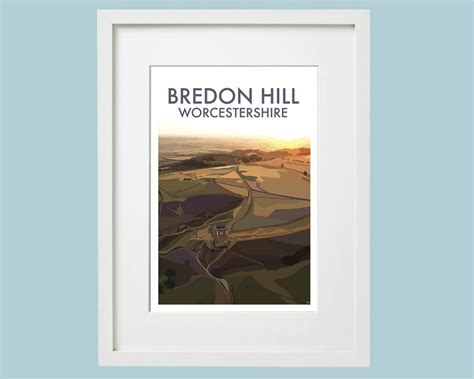 Bredon Hill Worcestershire Original Illustration Etsy Bredon Hill Worcestershire Original Illustration Etsy