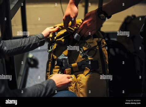 Buena High School Students Go Through The Compartments Of A U S Air