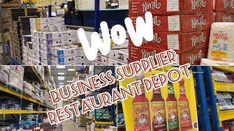 Bulk Grocery Shopping At Restaurant Depot Shopping Without A Business Membership