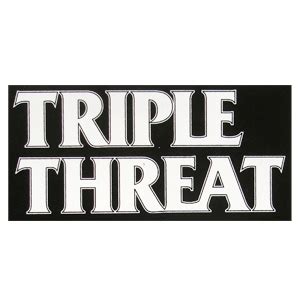 Buy Triple Threat Logo Sticker At Bridge Nine Records